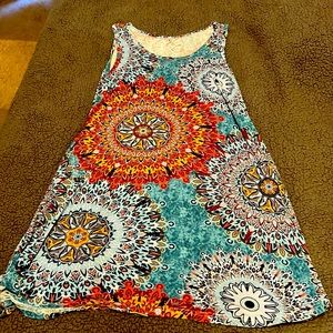 🔥UNIQUES STYLISH GEOMETRICAL FLOWER SUNDRESS